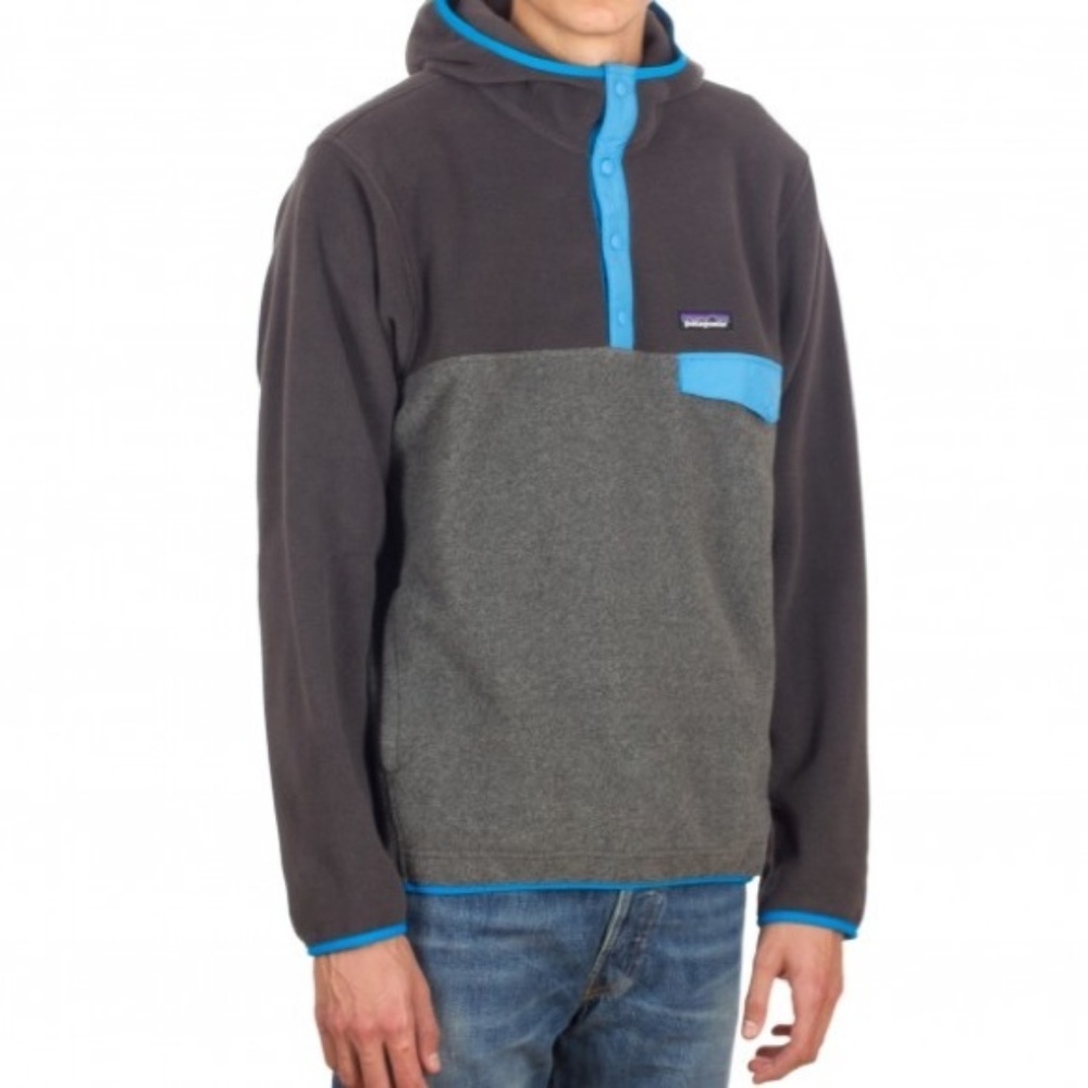 Men’s Patagonia Synchilla Snap T- hoodie Grey
